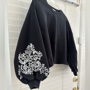 Zara sweater with sleeve detail